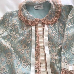 Sweet, feminine Bed Jacket. Saks 5th Avenue